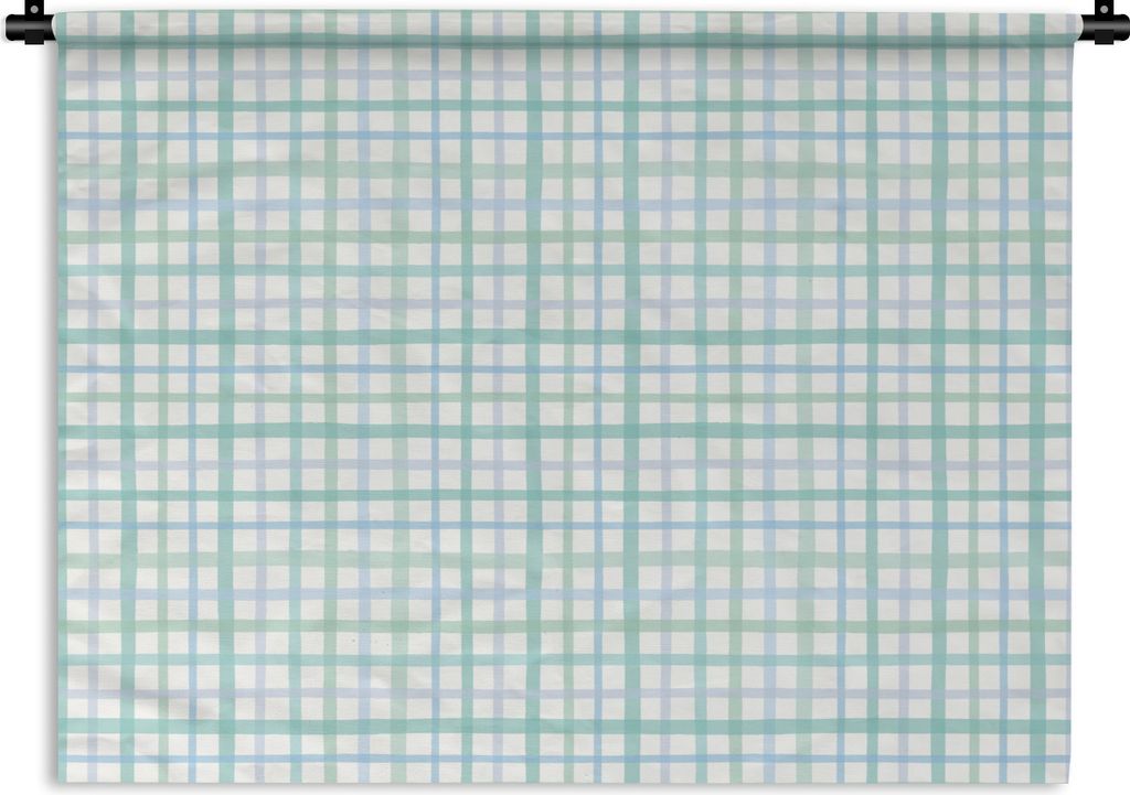 MuchoWow Wandteppich Wandbehang Pastell - Muster - Blau 150x112.50 cm Tapisserie Dekoration Wandtuch - Wanddecke - Wandteppiche