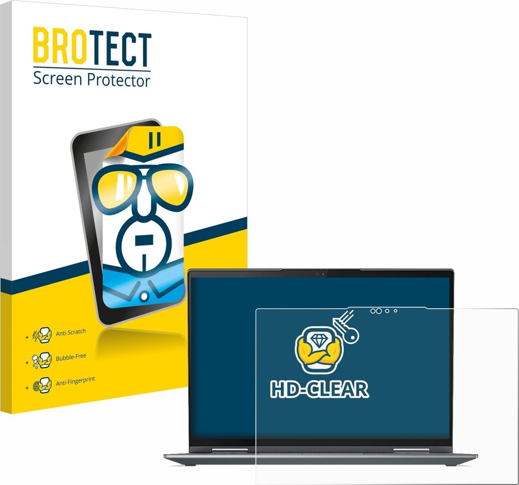 Für Lenovo ThinkPad X1 Yoga Gen 7 Schutzfolie BROTECT Displayschutz Display Schutz Folie Klar Transparent
