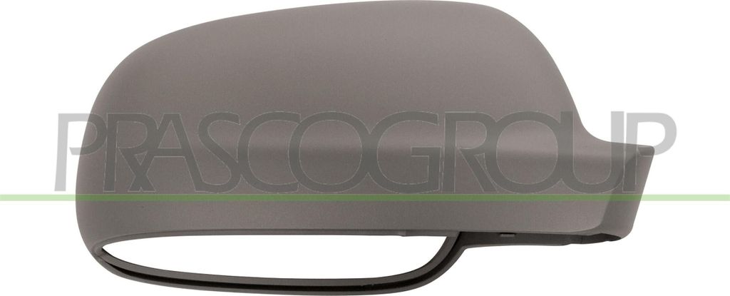 PRASCO VG0207413 Außenspiegel Abdeckung Kappe Rechts für VW POLO (6N2) Grundiert Spiegelkappe