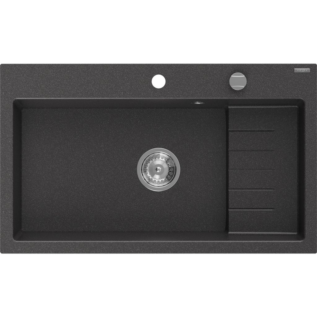 Mexen Omar zlewozmywak granitowy 1-komorowy 800 x 480 mm, Zdjęcie produktu 