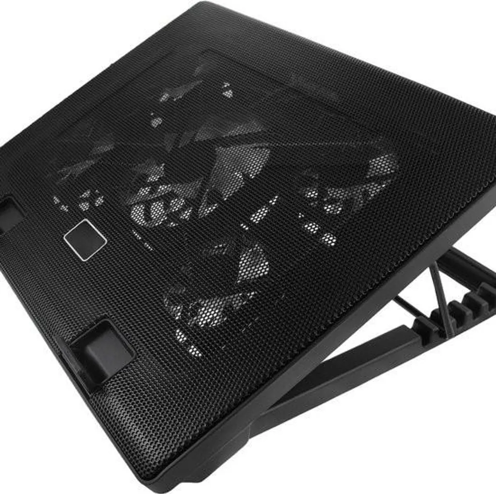 Refroidisseur Silencieux à 5 Ventilateurs - Socle Réglable pour PC Portable 17" - 3