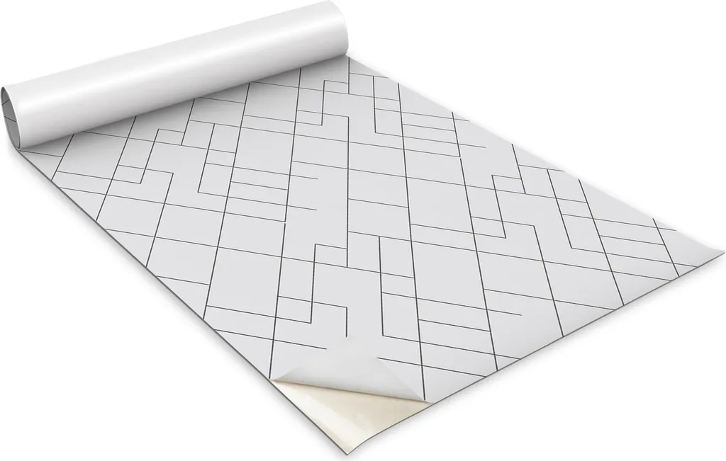 Carta Adesiva Mobili Minimalista 100x50 - Pellicola Design Geometrico