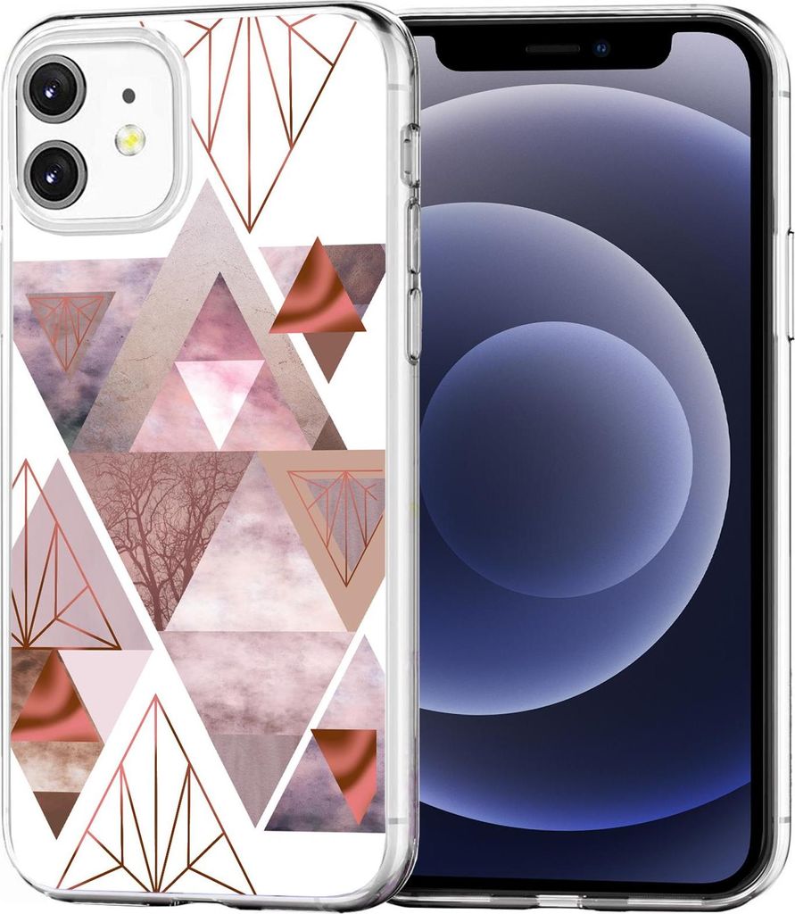 Motiv TPU Cover für Apple iPhone 12 Mini Hülle Silikon Case mit Muster Handy Schutzhülle