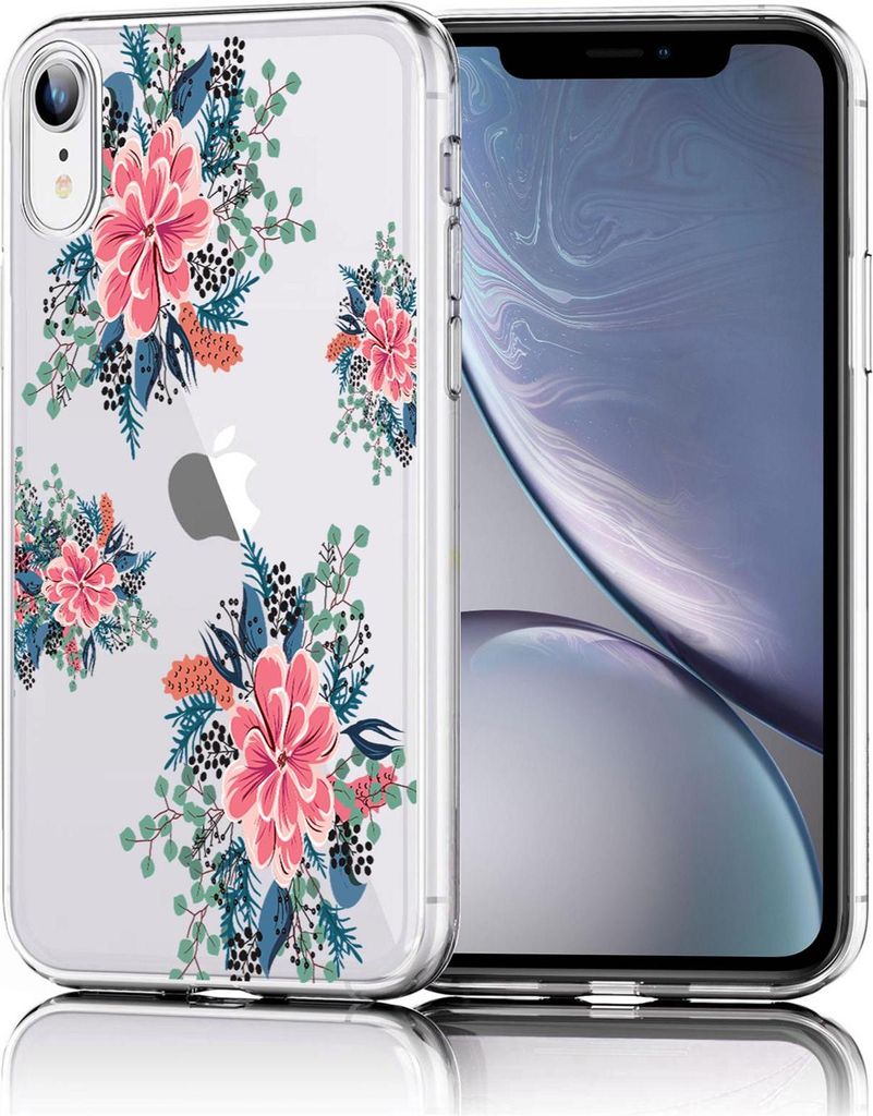 Motiv TPU Cover für Apple iPhone XR Hülle Silikon Case mit Muster Handy Schutzhülle