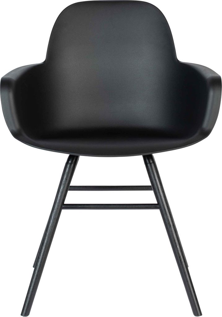 Esszimmerstuhl ALBERT KUIP ALL BLACK - Design Armlehnstuhl von ZUIVER
