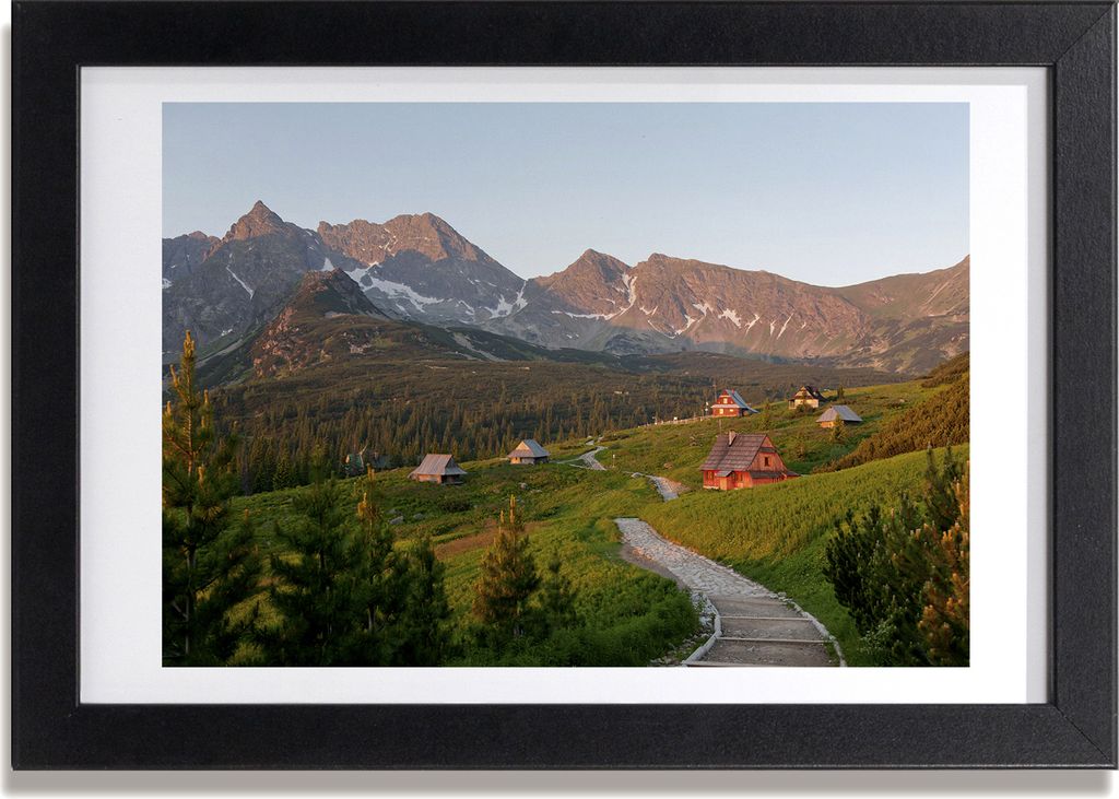 Bild 30x20 MDF-Rahmen, Wandkunst Glade in Tatra