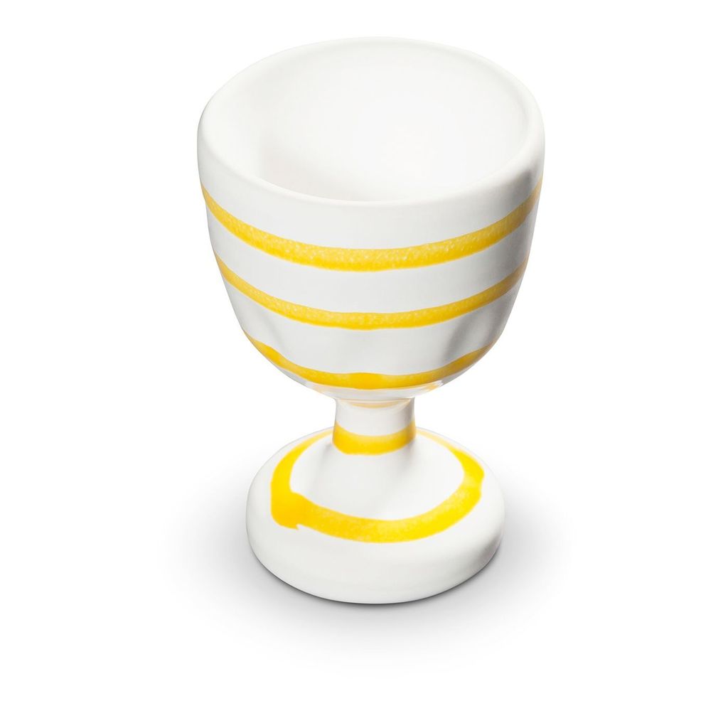 Gmundner Keramik Gelbgeflammt Eierbecher 7,5 cm