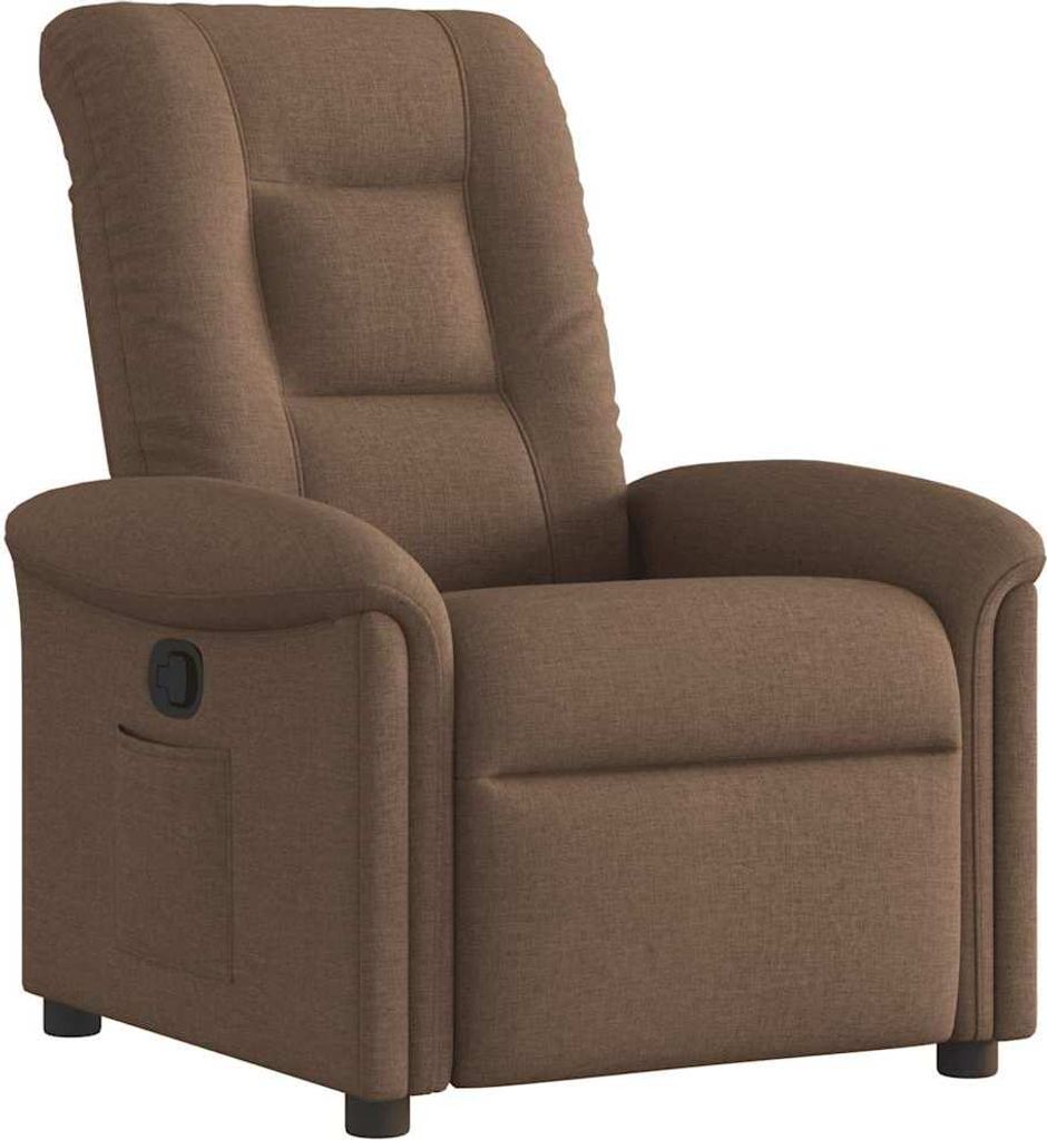 Relaxsessel Braun Stoff