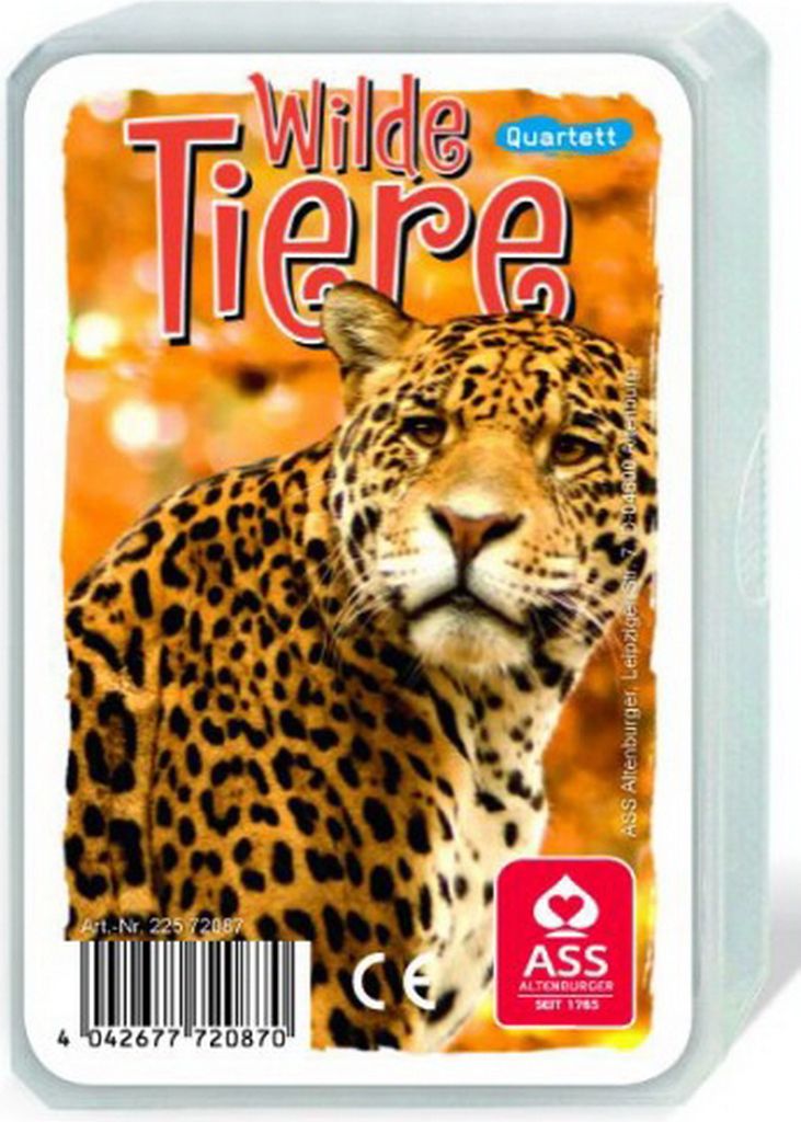 ASS Quartett Wilde Tiere, 1 Set