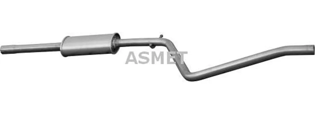 Silencieux Avant ASMET 10100 pour Logan OE 6001547674 Qualité Acier