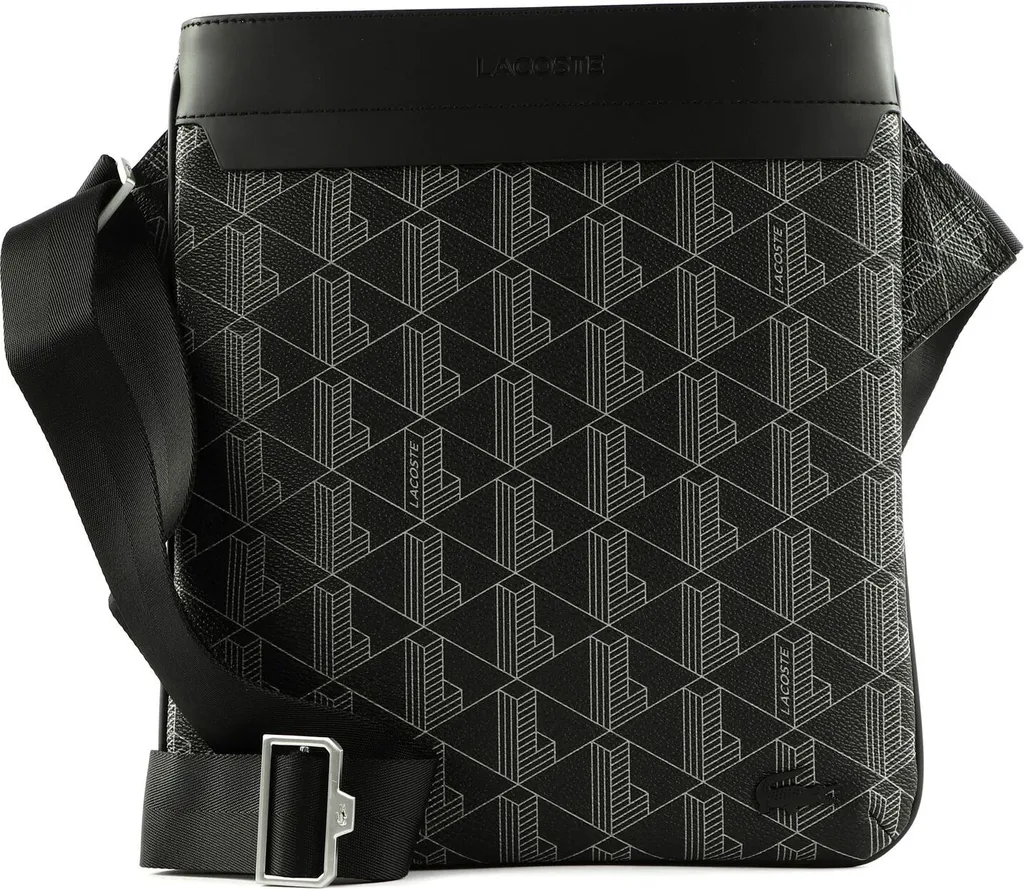 Sac Bandoulière Lacoste NH4260LXH45 Noir Accessoire Homme Polyvalent
