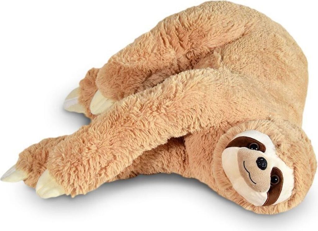 XXL Faultier Kuscheltier mit Klettverschlüssen