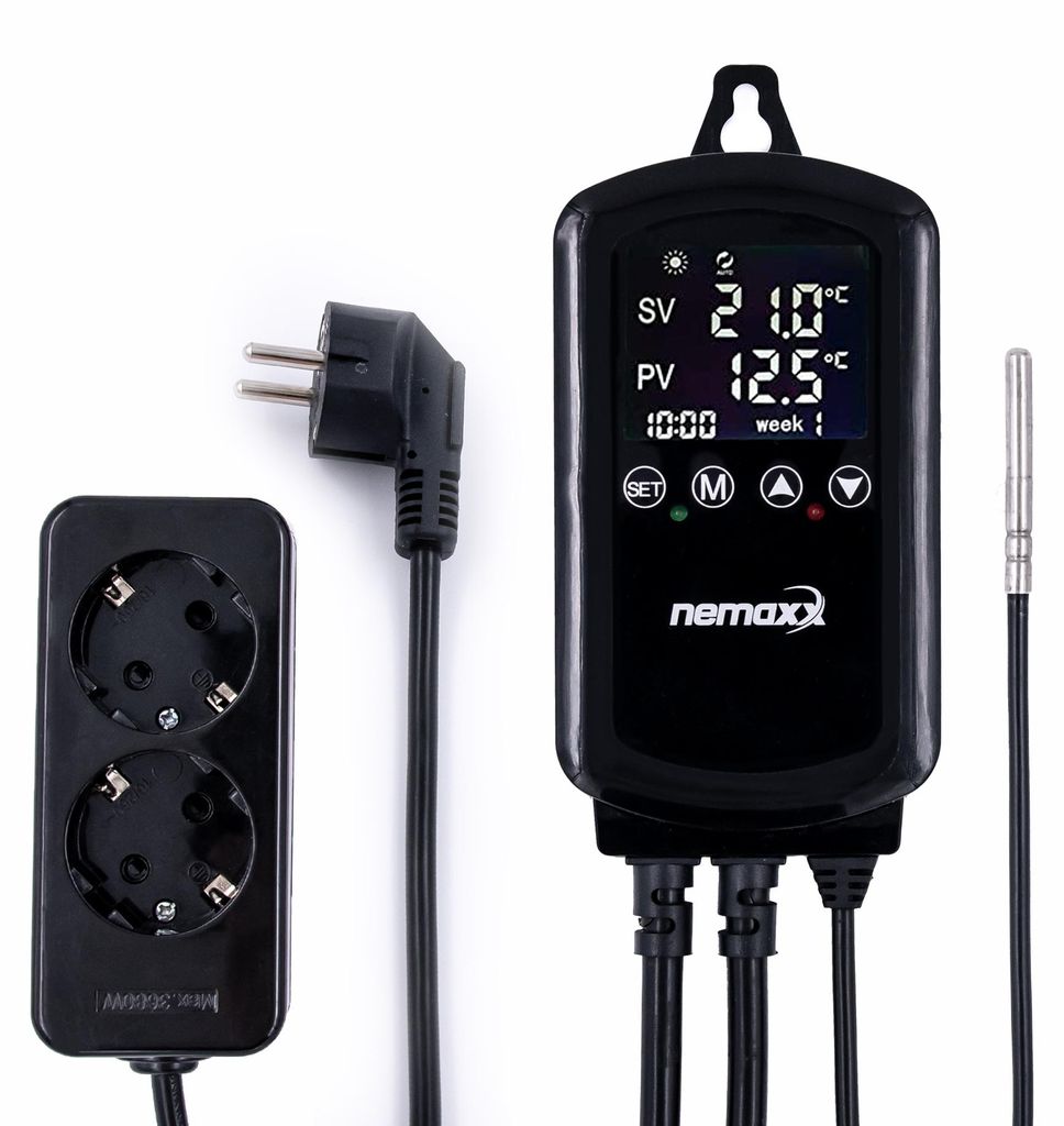 Termostato con presa NEMAXX® NTP16 230 V (3000 W/16 A) con Immagine del prodotto 