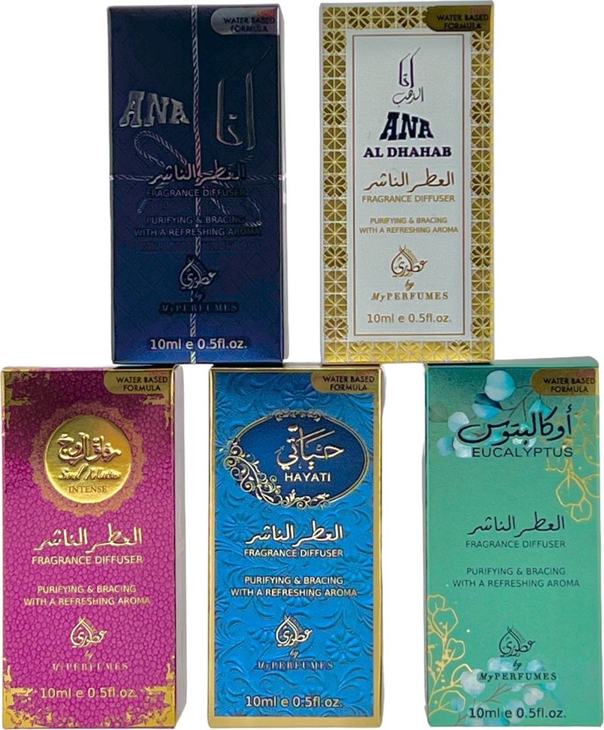 Set Van 5 Heerlijke oosterse Geuren van My Perfumes Productafbeelding 