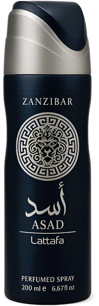 Lattafa Asad Sansibar, spray desodorante, 200 ml Imagen del producto 