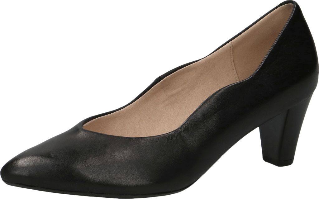 Caprice Pumps, Absatz bis 45 mm in schwarz, Gr. 3.5