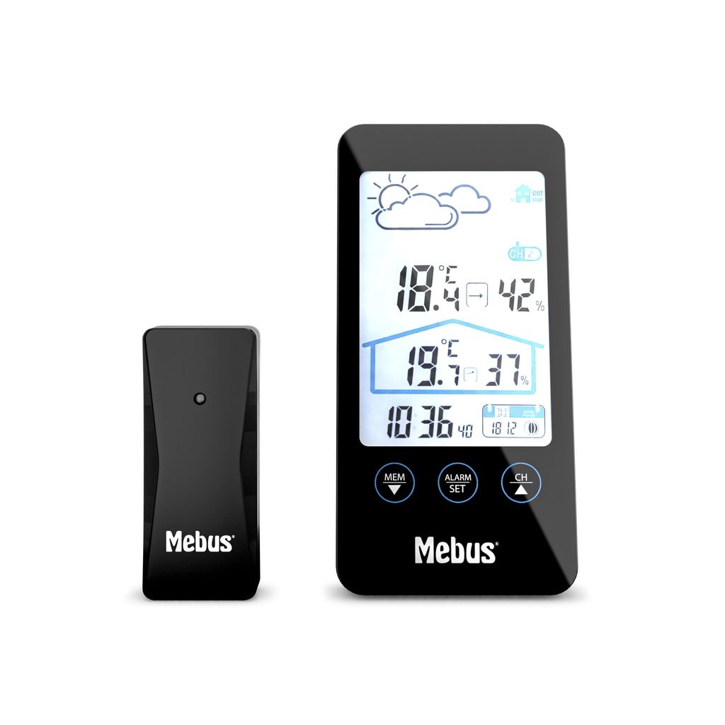 Mebus Wetterstation mit Außensensor /
