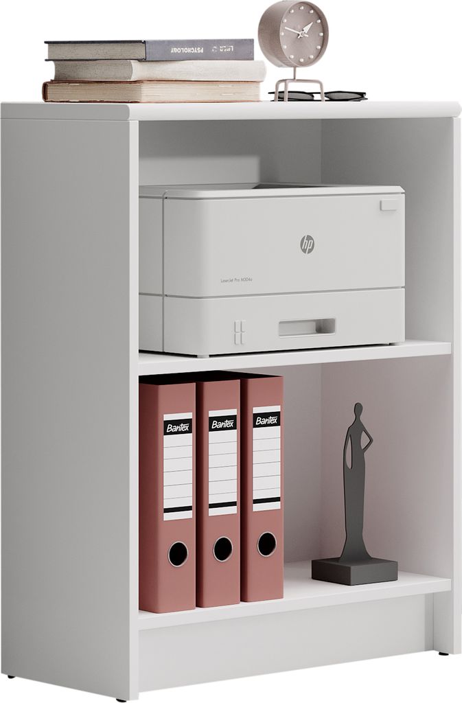 Regal Standregal Bücherregal Beistellregal Holzregal Dekoregal "Lissy I" Weiß