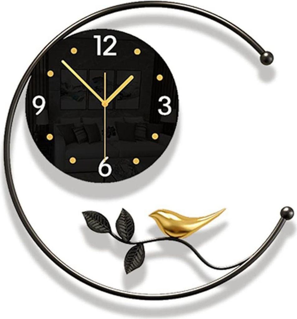 Modische Wohnzimmer Wanduhr, modern & minimalistisch, kreative personalisierte Hausdekoration, stilvolle Licht Luxus Uhr für Wohnzimmer, Schlafzim...
