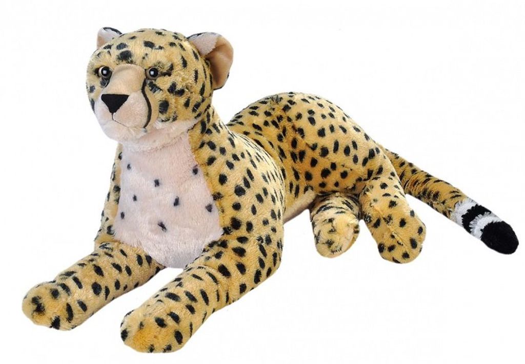 guépard Junior câlin 76 cm en peluche beige/jaune Image du produit 