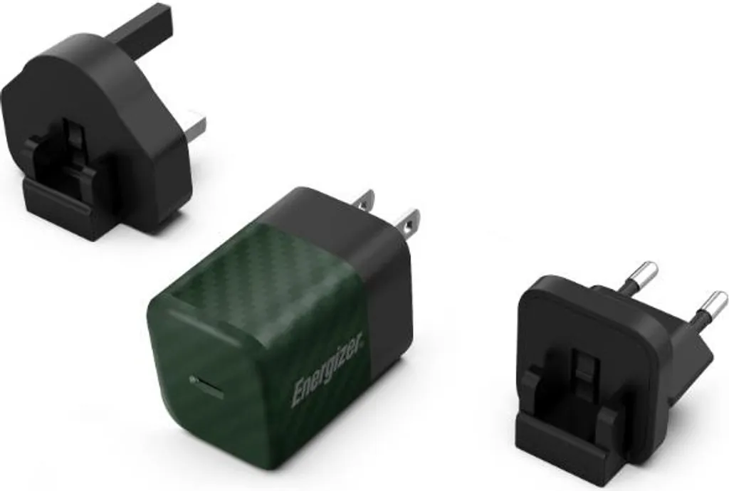 Chargeur USB-C 20W GaN ENERGIZER : fini les soucis de prises EU UK US