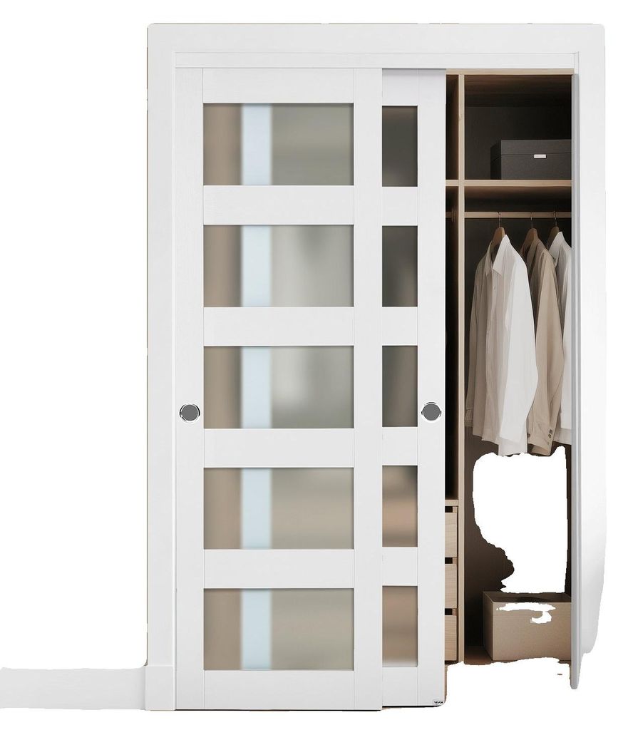 VEVOR posuvné dvere 1219 mm x 2032 mm (zodpovedajúci rozmer Obrázok produktu 