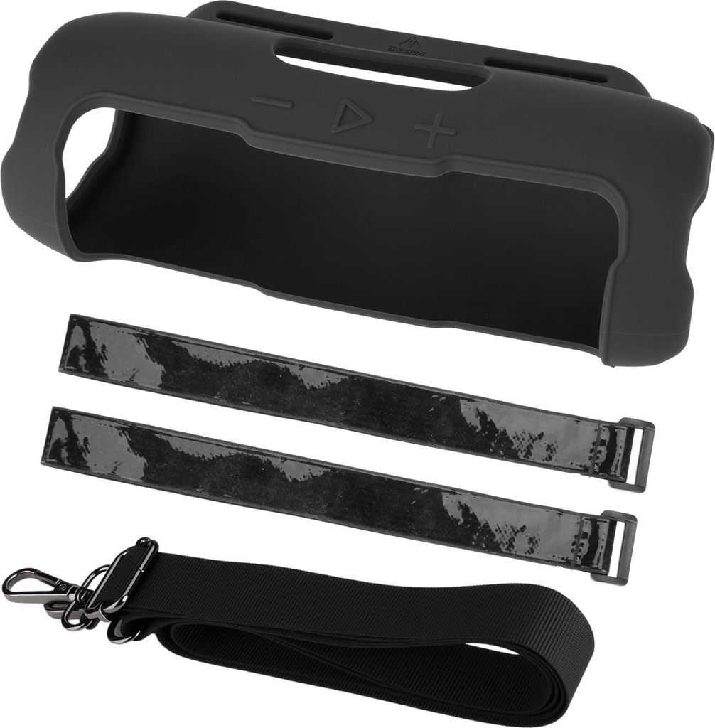 INF Silikon Schutzhülle für JBL Flip 7 - Verbesserter Schutz & Portabilität Schwarz