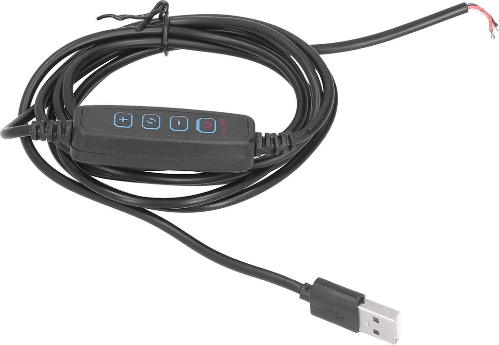 LED 2m Lichtschalterkabel Dimmbares Universal-USB-Lampennetzkabel für 5V-Lampen im Freien zu Hause