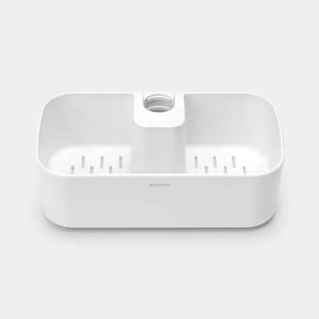 Brabantia ReNew Support de Douche Blanc : Rangement Mural sans Perçage