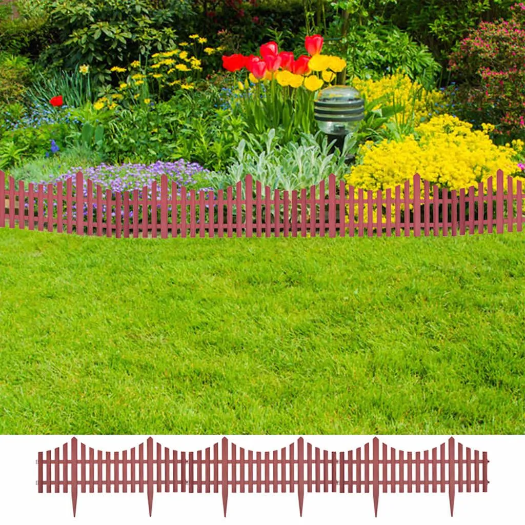 Bordure de gazon marron 10 m en PP : stop à l'envahissement du jardin - 2