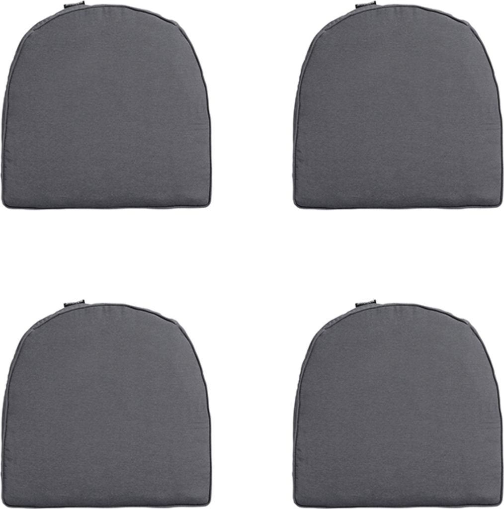 Madison - Sitzkissen Panama grau - Ca. 48x48 cm - 4er-Set