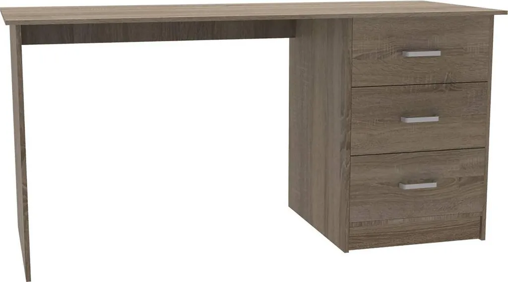 Scrivania per Cameretta Laury Rovere | Tavolo Studio 121x55 con Cassetti