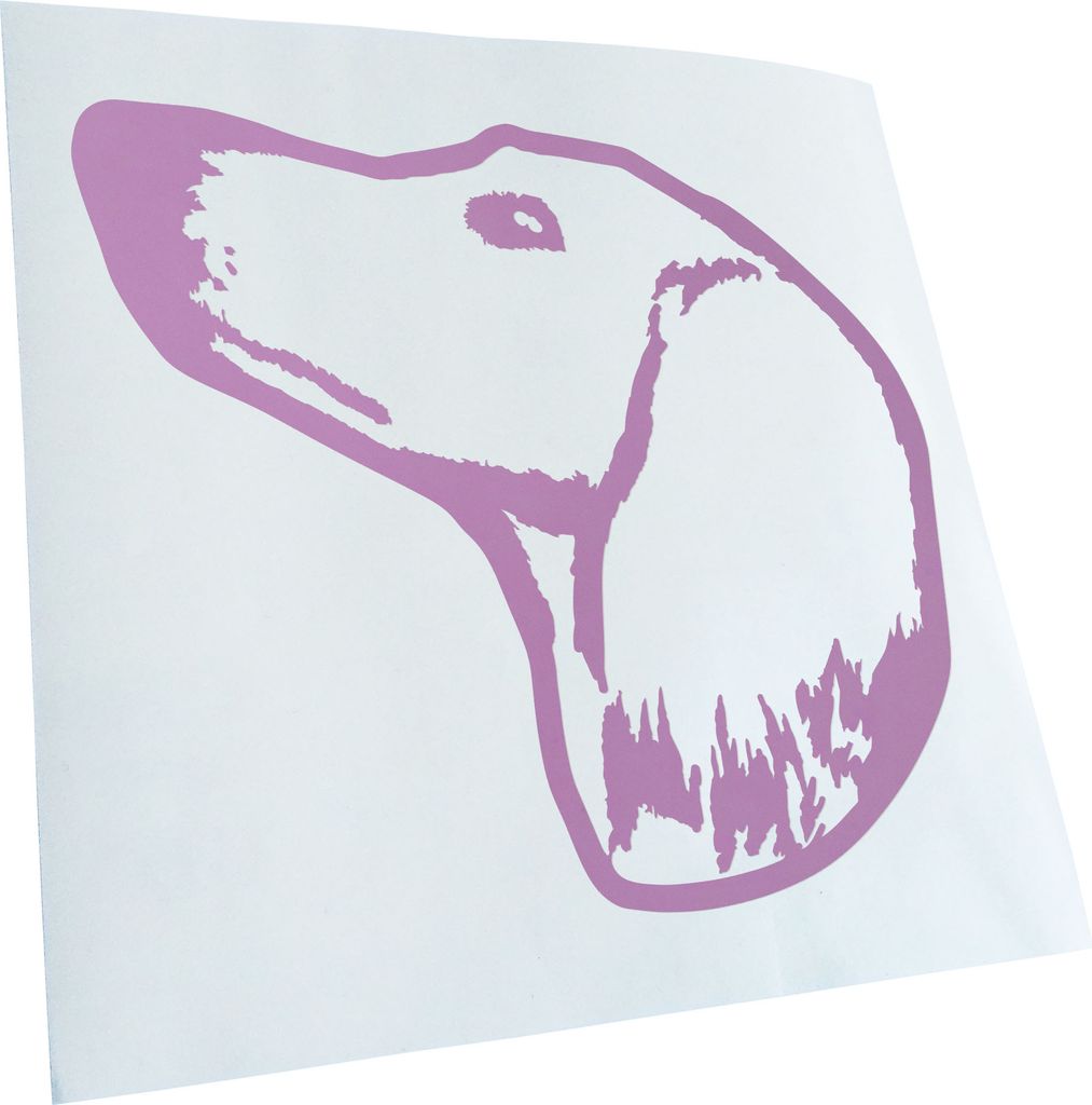 Kiwistar - Autoaufkleber - Saluki Hund - Flieder - 40x36cm - Aufkleber für Auto, Laptop, Fahrrad, LKW, Motorrad Mehrfarbig JDM Decal Racing