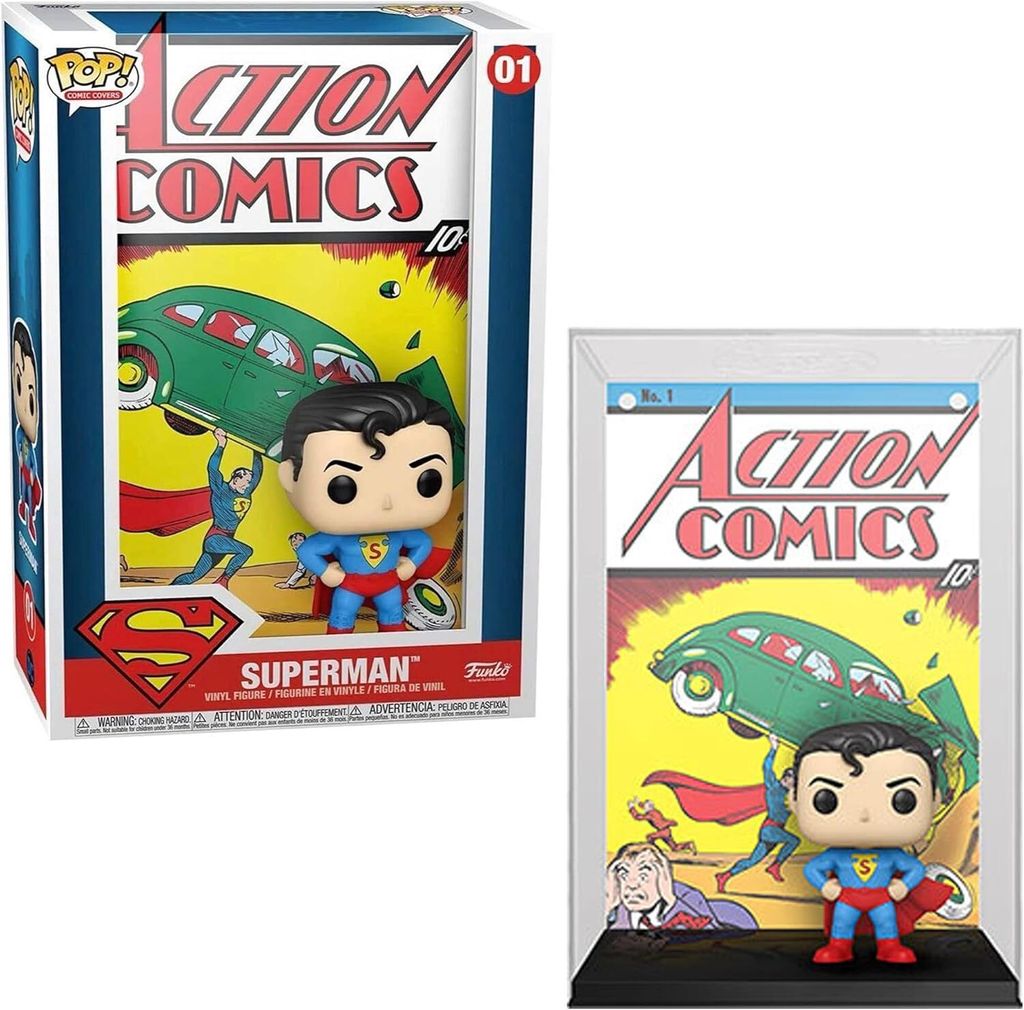 Action Comics - Superman 01 - Funko Pop! - Vinyl Figur Produktbild 