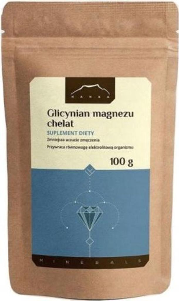 Glicynian magnezu chelat proszek 100g Nanga Zdjęcie produktu 