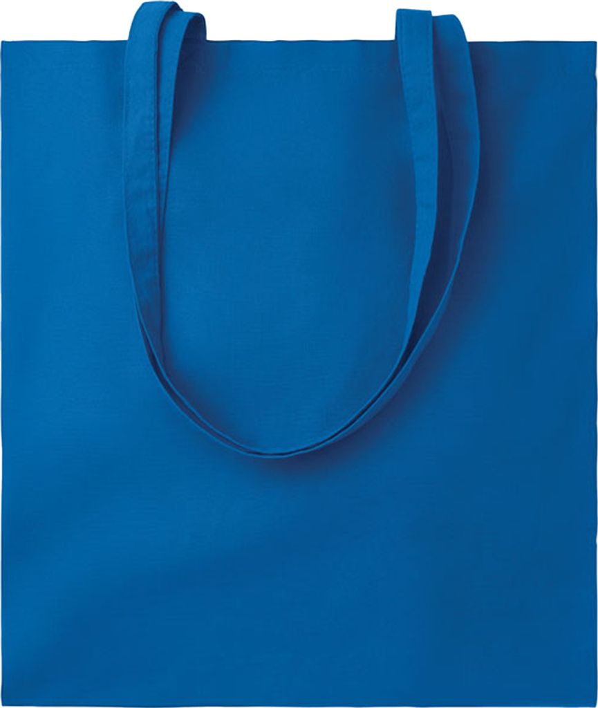 MidOcean - Einkaufstasche "Baumwolleel Colour +", Baumwolle MO1439 (Einheitsgröße) (Königsblau)