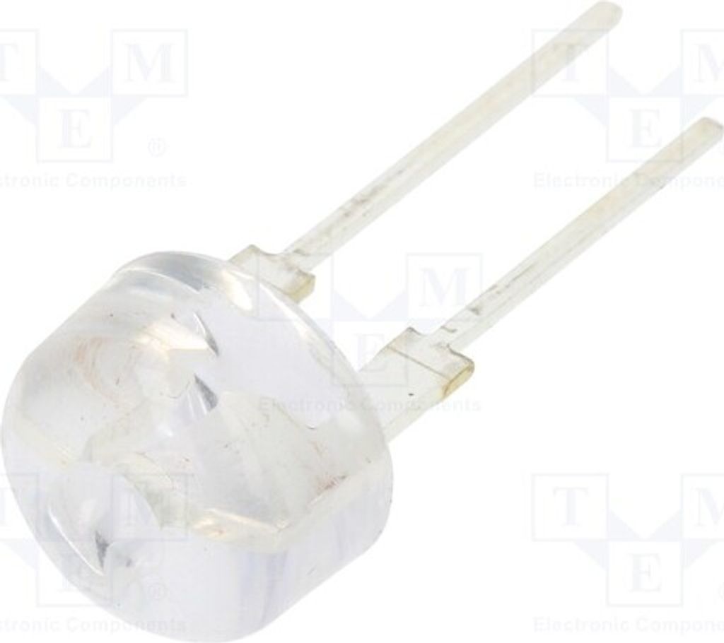 1x LED 12° 10mm OSB5XAAC11U LED Dioden THT 10mm 60000÷70000mcd blau
