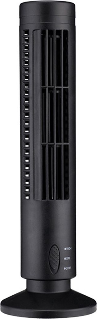 Bladeless Tower Fan 1 Stück, USB-Betrieb, 2 Windstufen, Für Produktbild 
