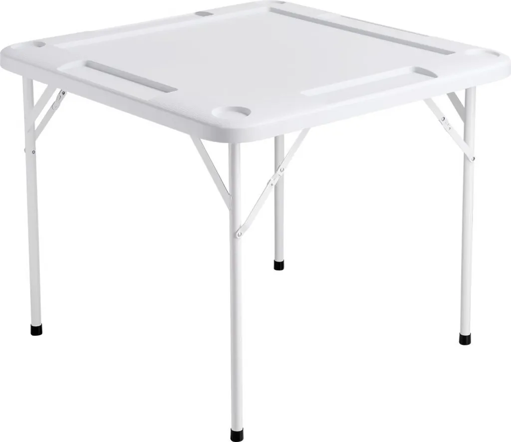 Table de Mahjong Pliante pour 4 Joueurs avec Plateau Vert Résistant - 10