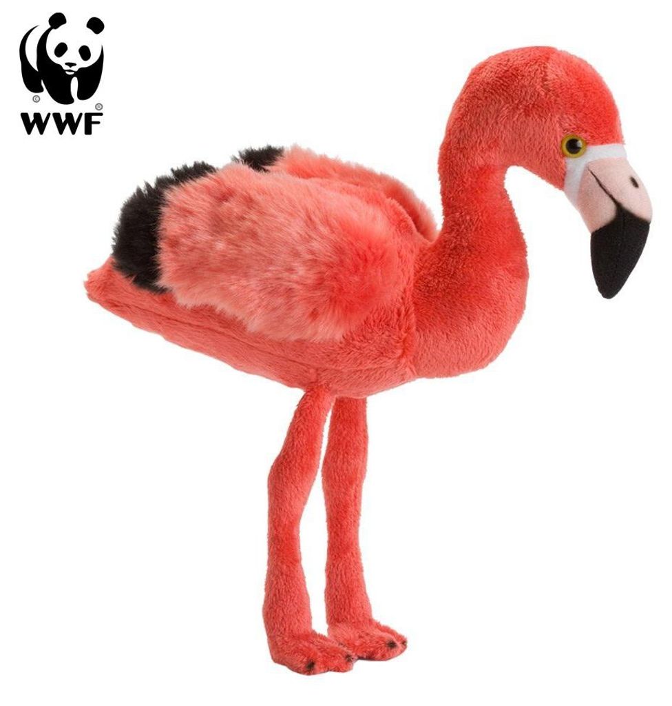 Plüschtier Flamingo (23cm) lebensecht Kuscheltier Stofftier Produktbild 