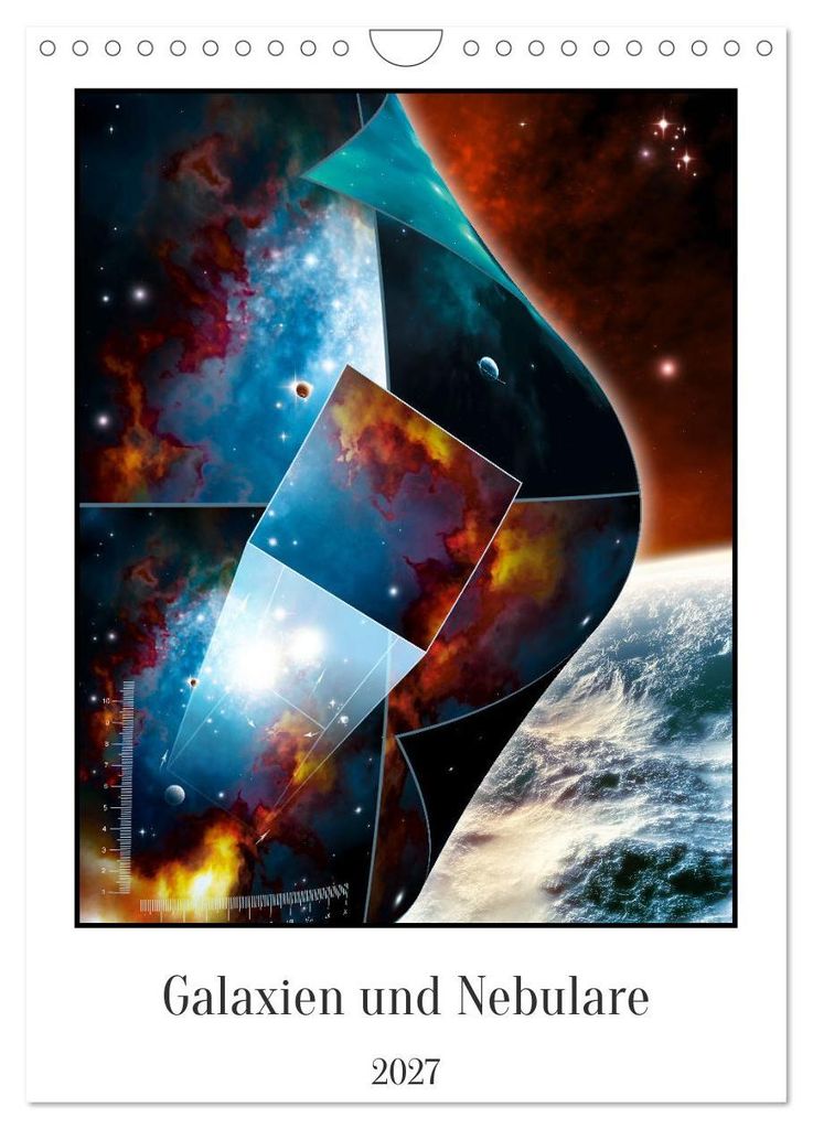 Galaxien und Nebulare (Wandkalender 2027 DIN A4 hoch), CALVENDO Monatskalender