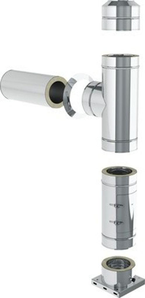Jeremias DW-FU Grundset Wandmontage 500mm Ø180mm