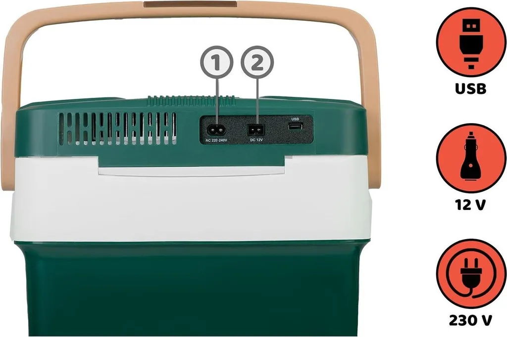 Glacière électrique de camping 29 litres Berdsen Icemax Vert Idéale - 8