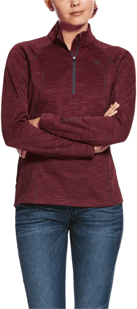 Haut Thermique Ariat Conquest 2.0 Grape Wine XS pour Sport et Loisir