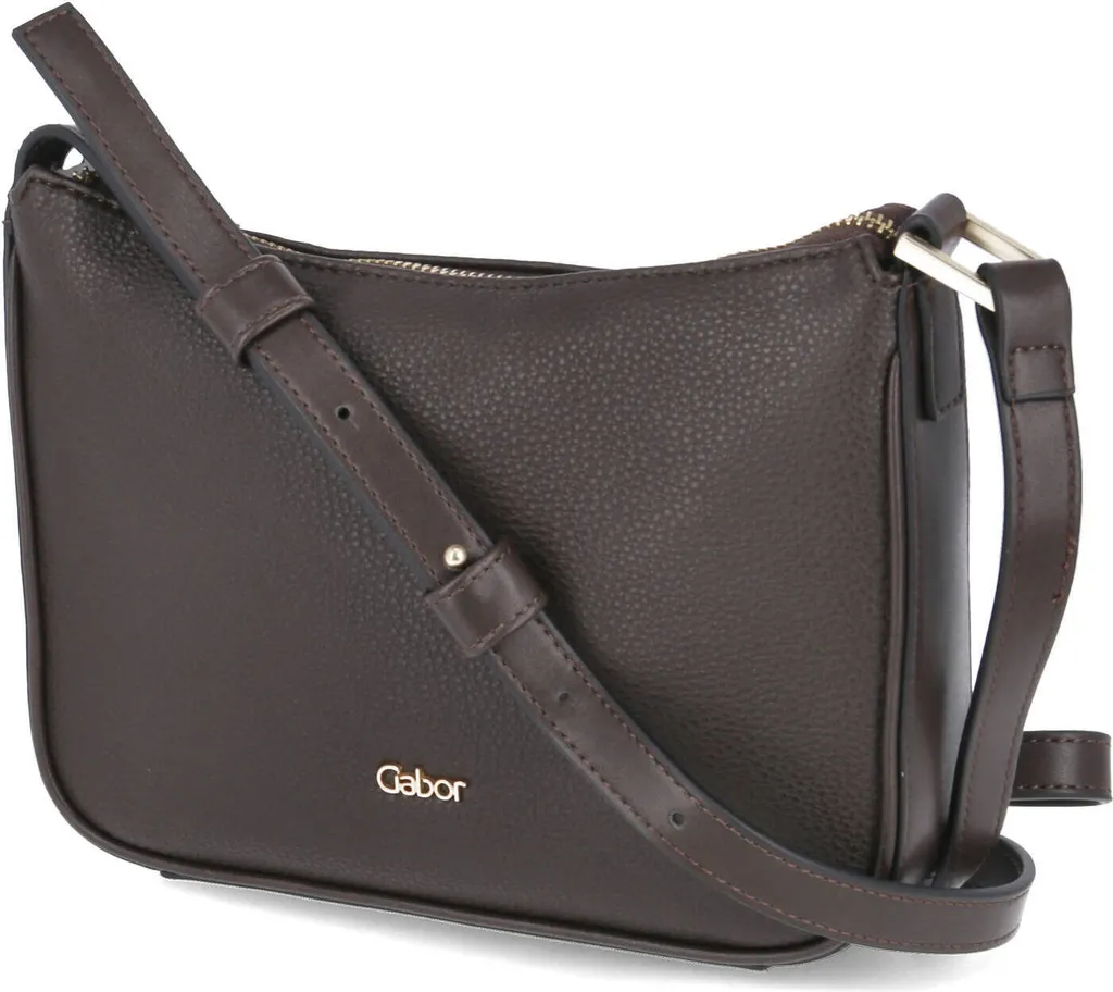 Gabor VALERIE Sac à bandoulière en simili cuir marron élégant 30cm