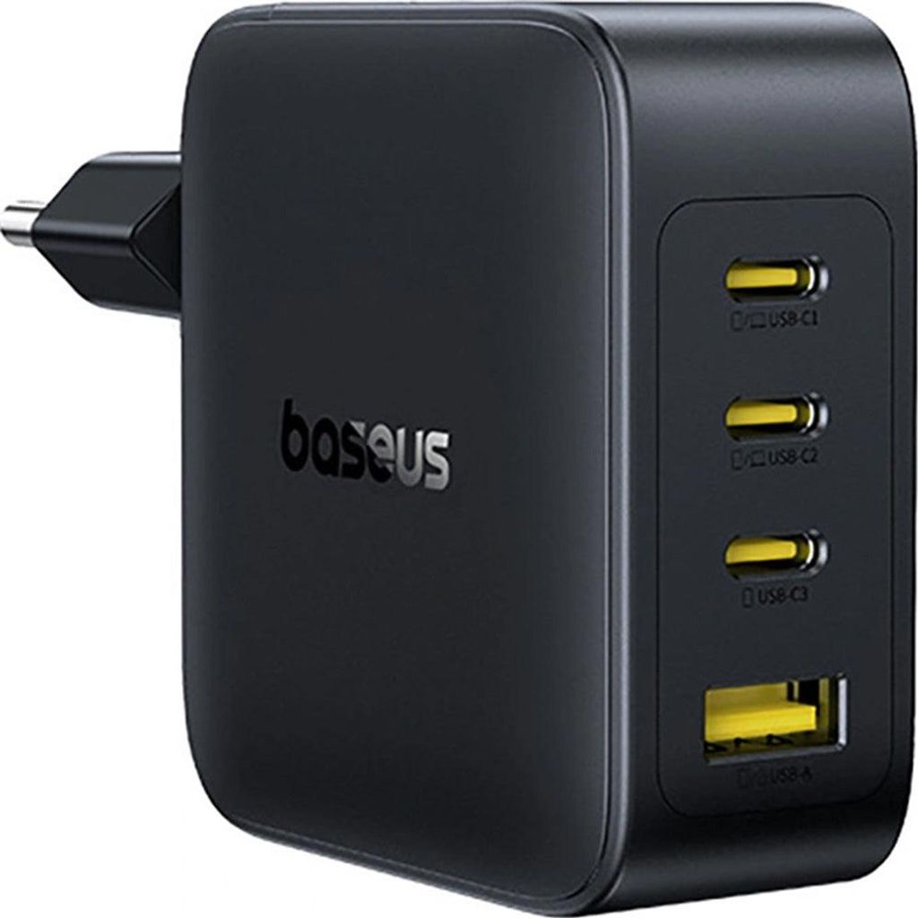 Baseus E0121j00 USB-A en USB-C wandlader. Één maat Productafbeelding 