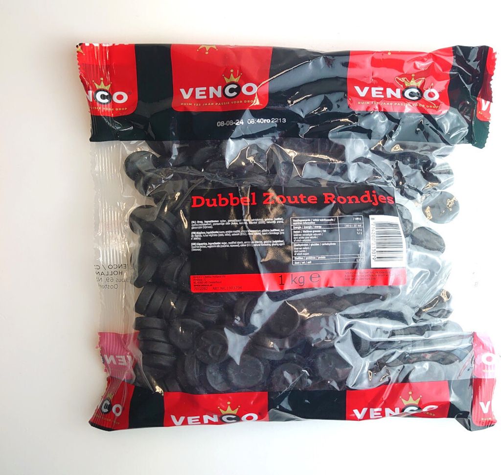 Venco Double Salty Rounds 1kg Produktbild 