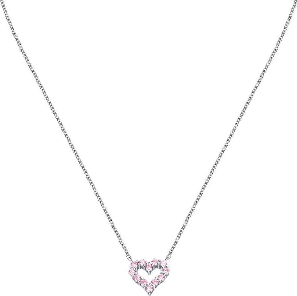 Collier coeur argent anti-allergie Tesori SAIW181 : Confort et brillance
