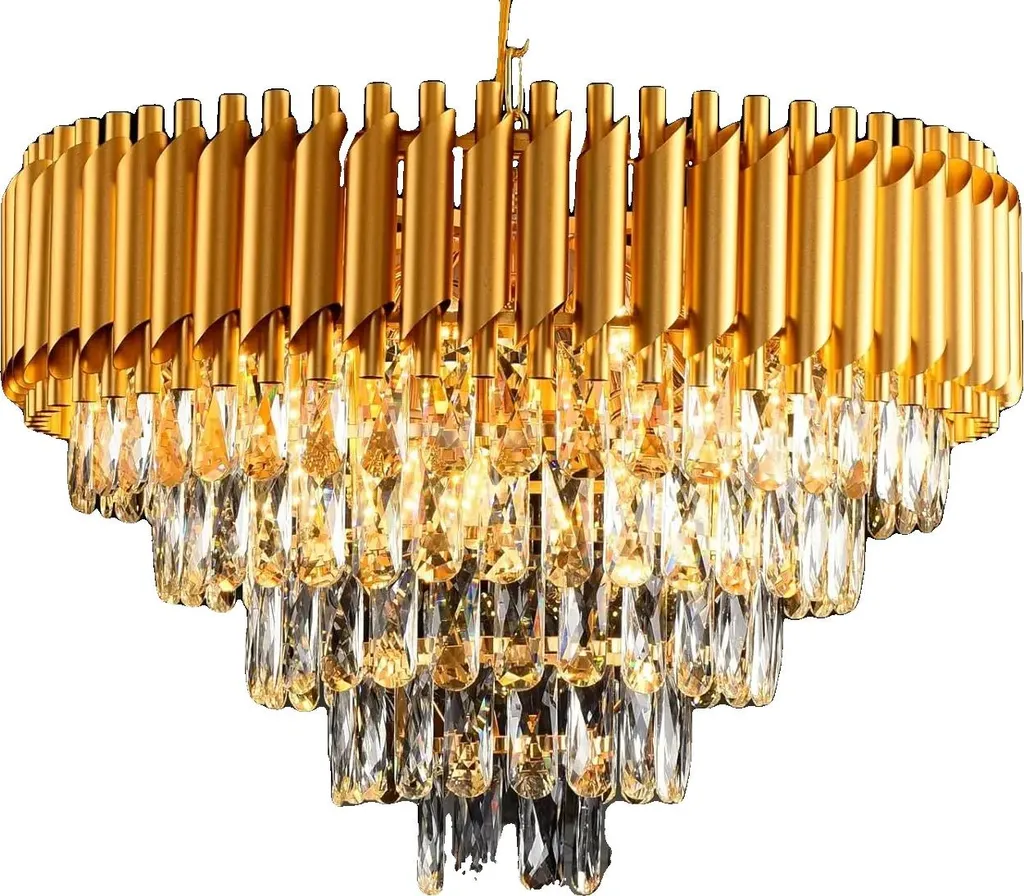Lustre Moderne Variable 300W à 7 Lumières - Luminaire Design Salon