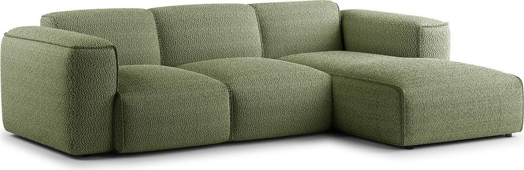 home24 3-Sitzer Ecksofa mit Longchair